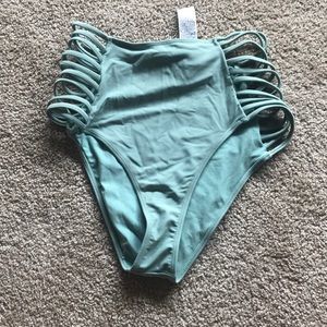 High waist bikini bottoms